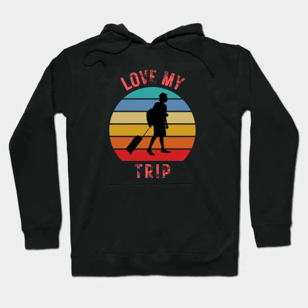 Love My Trip Hoodie by justeiji